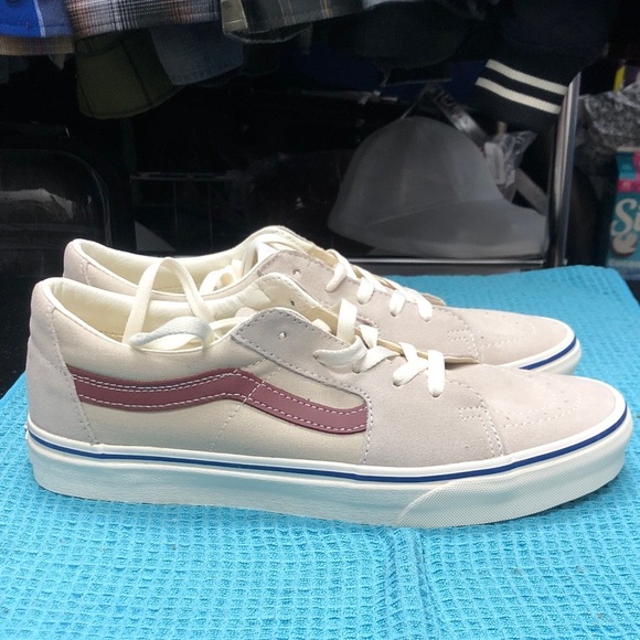 Vans Sk8 Low Sport Pop Port Gray and Port Royal Low Top Sneakers - Picture 1 of 6